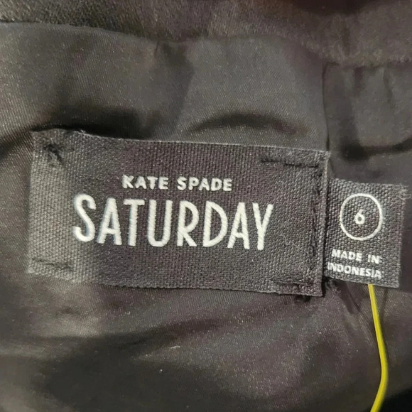 New Kate Spade Saturday Strapless Black Evening Cocktail Dress 6‎ - Picture 3 of 8